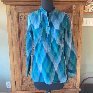 Madewell Turquoise Blouse, XS